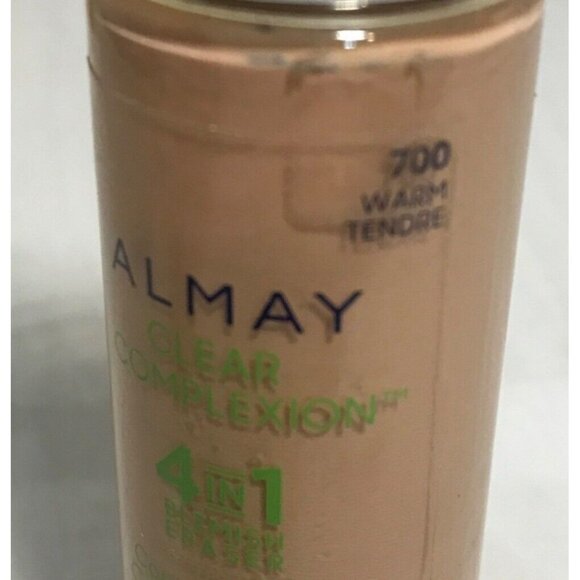 Almay Clear Complexion 4-In-1 Blemish Eraser Makeup Foundation 700 Warm Tendre - Picture 2 of 3